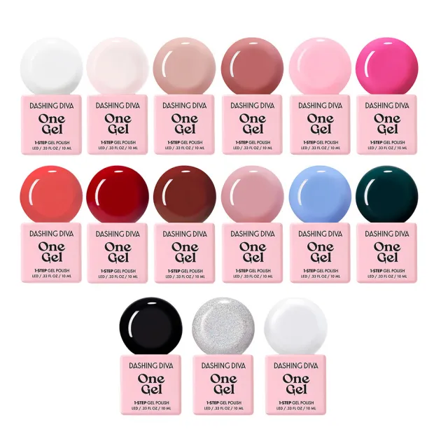 【DASHING DIVA】One Gel UV 凝膠指甲油10ml+10ml (張員瑛愛用款)