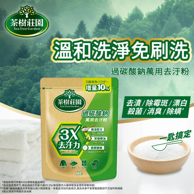 【茶樹莊園】過碳酸鈉萬用去汙粉660gx5包 