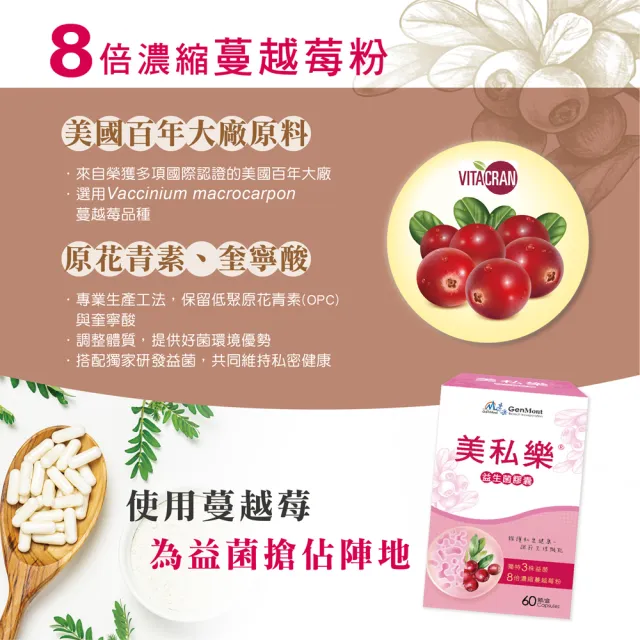 【景岳生技】美私樂益生菌膠囊2入組(60顆/入)