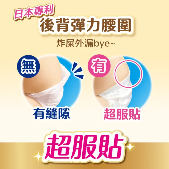 【滿意寶寶】極上呵護紙尿褲S240片(加M62片日本白金超值組/日本尿布)