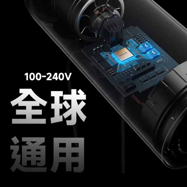 【Dreame 追覓科技】出國必備！Pocket Uni 魔術折疊高速吹風機 (100-240V國際電壓)