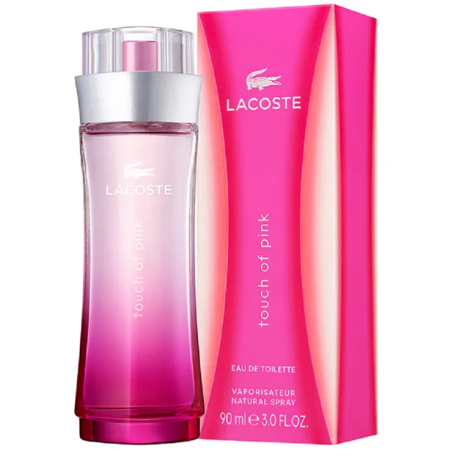 【LACOSTE】Lacoste Touch Of Pink 粉紅觸感淡香水 90ml (專櫃公司貨)