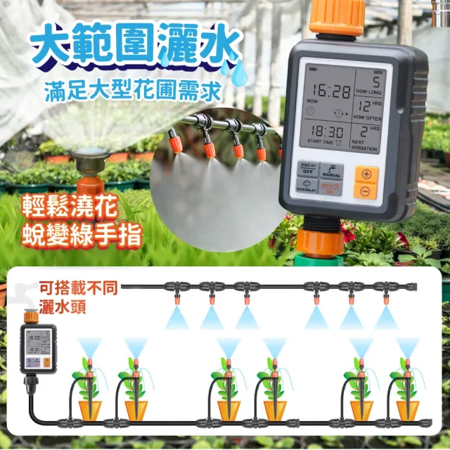 【AMITOF】智能定時澆花器 30組款式(戶外 自動澆花 澆花器 自動澆水 定時澆水)