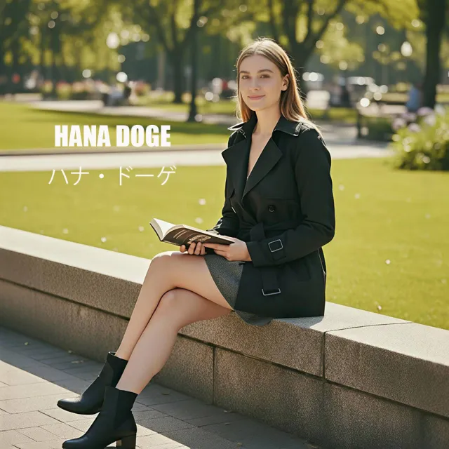 HANA DOGE ハナ・ドーゲ 時尚極簡風百搭不退流行垂墜感薄款風衣外套大衣