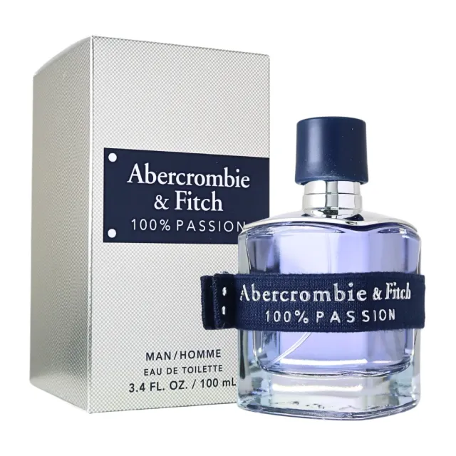 【Abercrombie & Fitch】100% Passion 百分百熱情男性淡香水 EDT 100ml