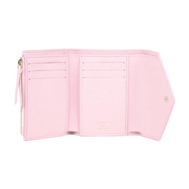 【Louis Vuitton 路易威登】Monogram VICTORINE牛皮壓印零錢袋短夾(M29460)