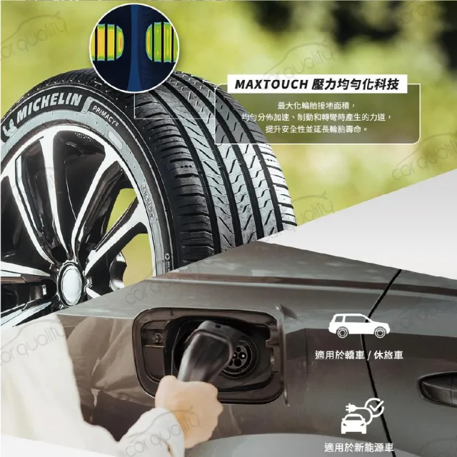 【Michelin 米其林】PRIMACY 5 輪胎四入組送安裝_225/55/17吋(車麗屋)