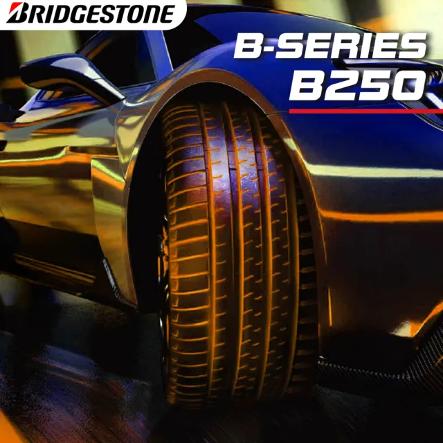 【BRIDGESTONE 普利司通】輪胎普利司通B250-1956014吋 86H 台灣_二入組_195/60/14(車麗屋)
