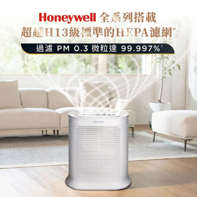 【美國Honeywell】抗敏空氣清淨機 HPA100APTW(適用4-8坪★除臭 除菌 去味 抗過敏)