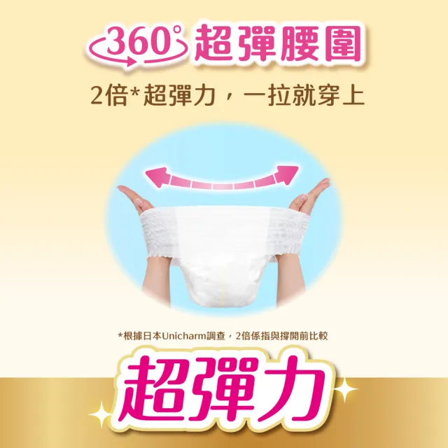 【滿意寶寶】日本製 極上呵護輕巧褲M(褲型/尿布/日本白金/防漏尿布推薦)