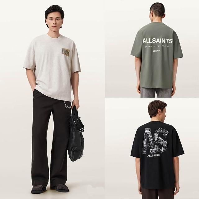 【ALLSAINTS】純棉寬鬆率性經典LOGO短袖T恤/上衣/短T  (多款任選)