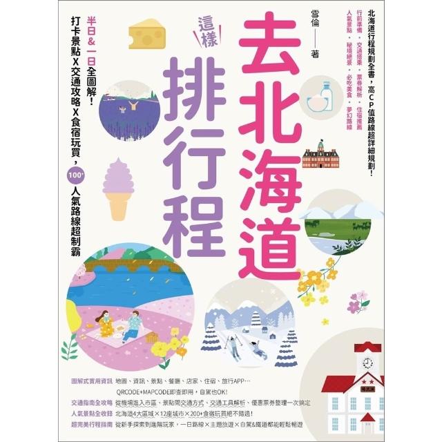 【momoBOOK】去北海道這樣排行程：半日&一日全圖解！打卡景點X交通攻略X食宿玩買(電子書)