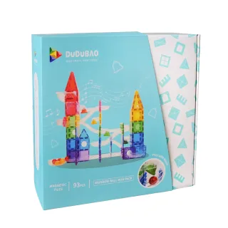 【DUDUBAO】DUDUBAO磁力片－音樂家滾球鈴鐺組93PCS