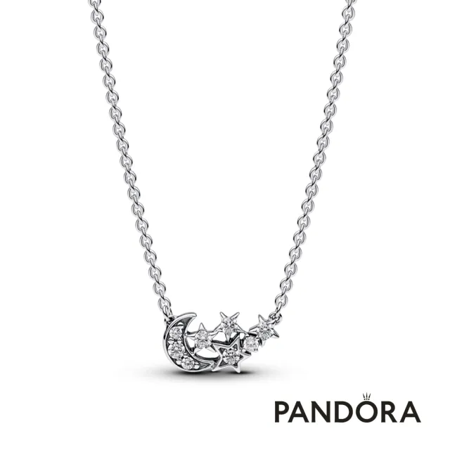 【Pandora 潘多拉】璀璨星月項鏈