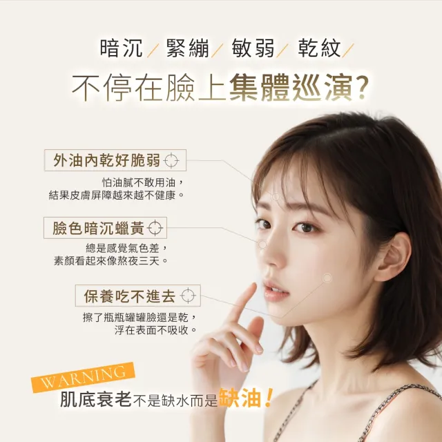 【cocochi】AG INLOOP流程組(輕油露50ml+輕油精華25ml+水光油敷面膜單片X2)