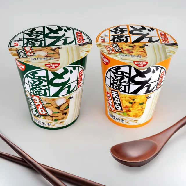 【NISSIN 日清】咚兵衛日式油豆腐烏龍麵 杯麵(82g/杯 日清泡麵)