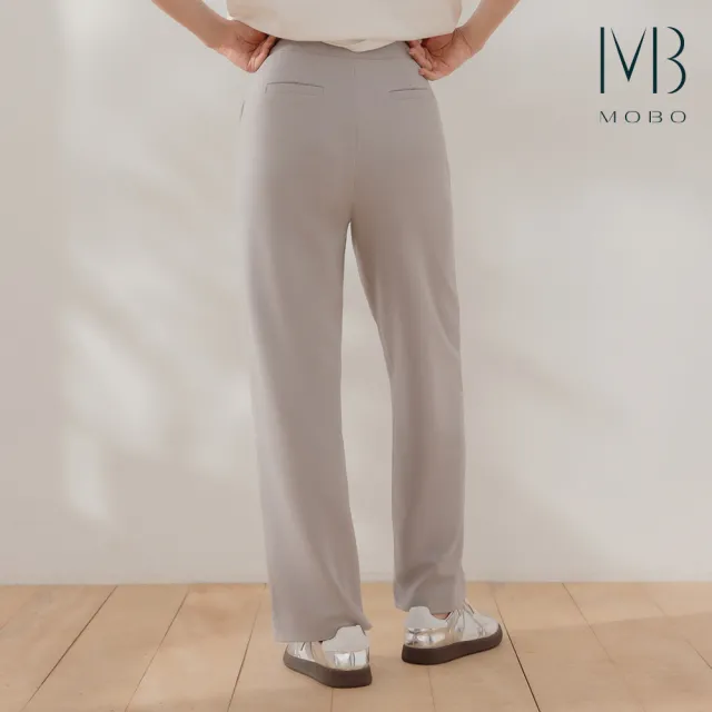 【MO-BO】彈力通勤直筒褲