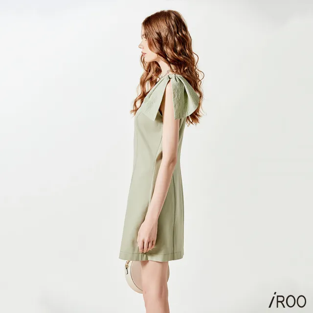 【iROO】無花果綠小禮服