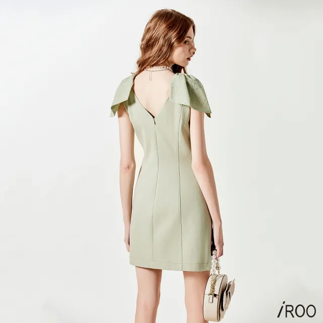 【iROO】無花果綠小禮服