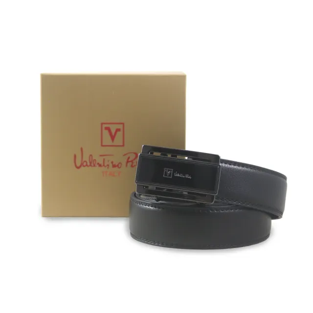 【Valentino Rudy 范倫鐵諾.路迪】紳士自動扣牛皮皮帶腰帶(ZV6924/寬版3.1cm)