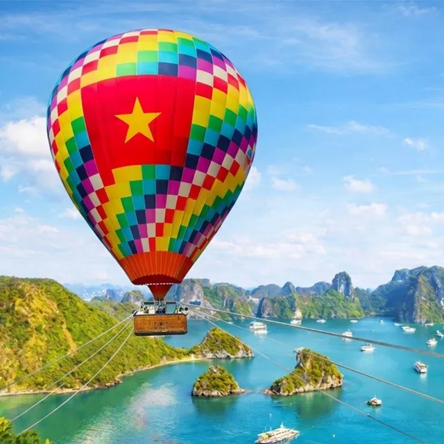 【好饗趣旅遊】指定出發10-12月-直飛北越雙龍灣熱氣球五星城堡酒店5日