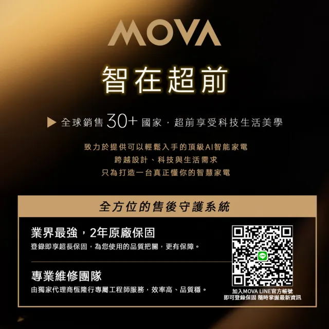 【MOVA TW】Z60 Roller 滾筒活水循環掃拖機 (28000PA/AI外擴貼邊/雙滾刷零纏繞/熱洗熱烘/LDS升降導航)