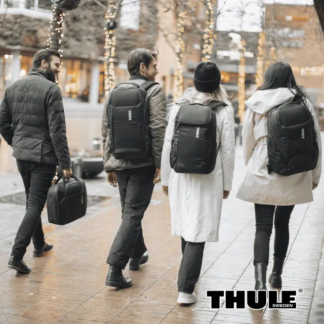 【Thule 都樂】Accent 背包 23L 黑色 (週年慶/露營/旅行/收納)
