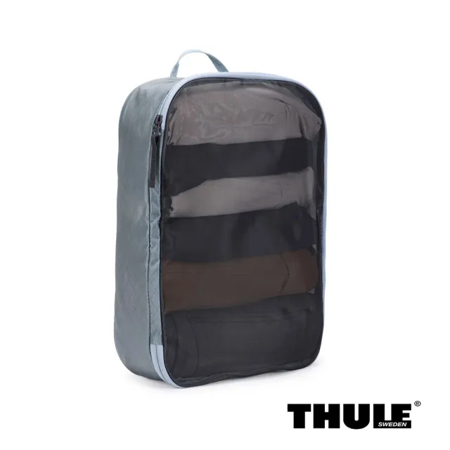 【Thule 都樂】packing cube 中型 行李收納袋 白色/池塘灰/米色 (週年慶/露營/旅行/收納)