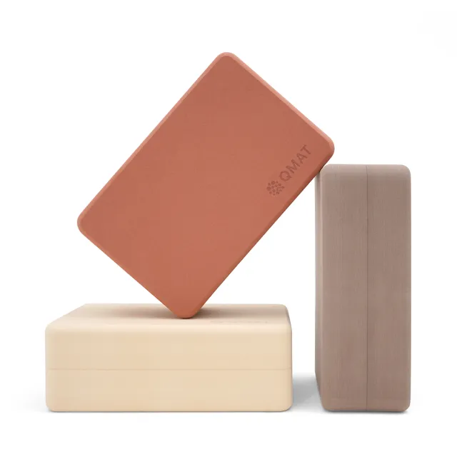【QMAT】50D瑜珈磚 台灣製(瑜珈輔具 Yoga Blocks)