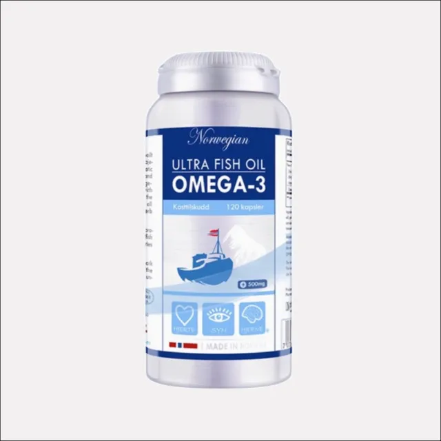 【Isbjorn 北極熊保健專家】頂級深海魚油膠囊一瓶+Medox藍莓花青素膠囊一盒(保健禮盒120顆/瓶+30顆/盒)