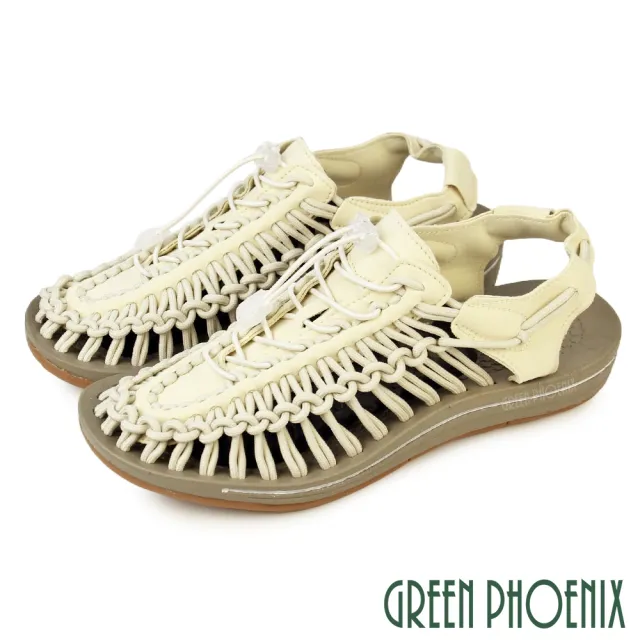 【GREEN PHOENIX 波兒德】男女 情侶 涼鞋 溯溪鞋 手工 編織 水陸 戶外(35-46)