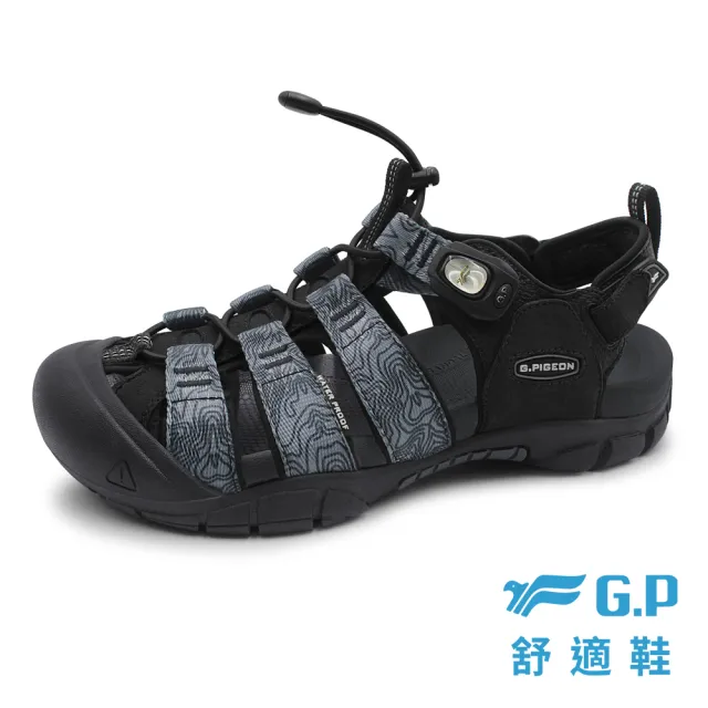 【G.P】男款磁扣兩用護趾涼鞋G6398M(SIZE:39-44 共三色)