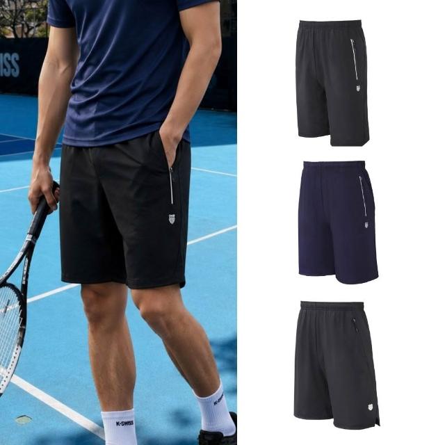 【K-SWISS】涼感運動短褲 吸濕排汗 球褲 慢跑 網球 匹克球 男短褲女短褲 1013677/1913693
