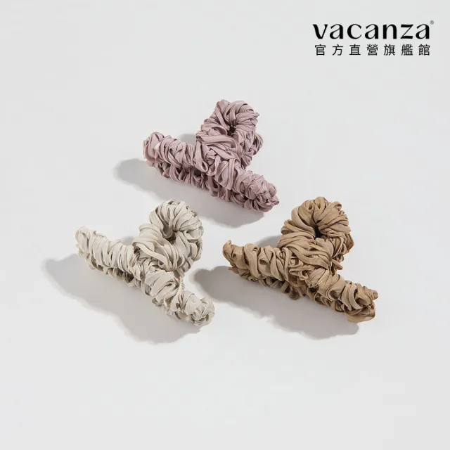 【vacanza】細閃流雲 沙夾 抓夾(髮飾 鯊魚夾 情人節禮物 生日禮物)
