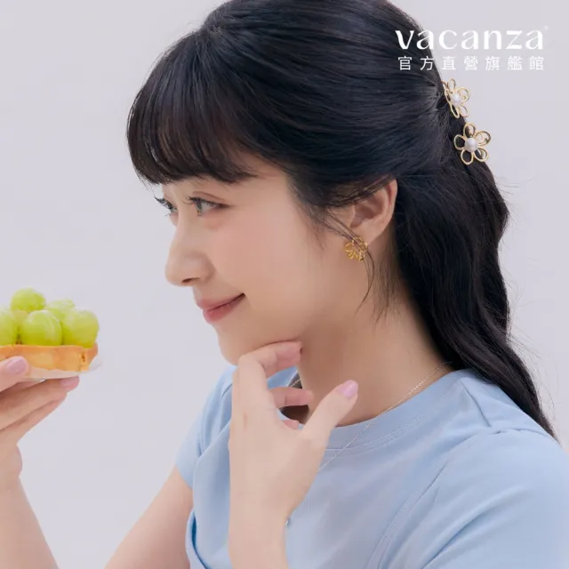 【vacanza】鏤空花語 沙夾 抓夾 2件入(髮飾 情人節禮物 生日禮物)