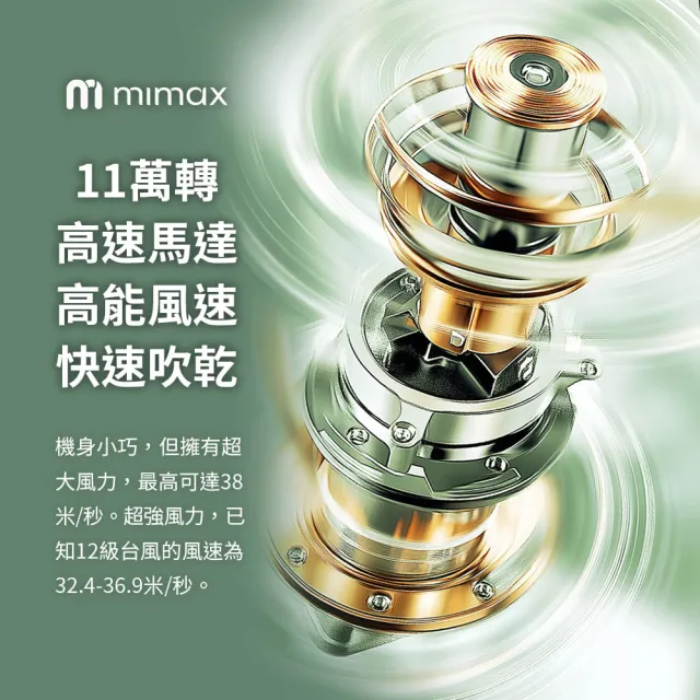 【mimax 米覓】掛脖吹水機 寵物吹水機 寵物吹風機(僅265g 3億負離子 寵物烘乾 手持 支架 掛脖 多用)
