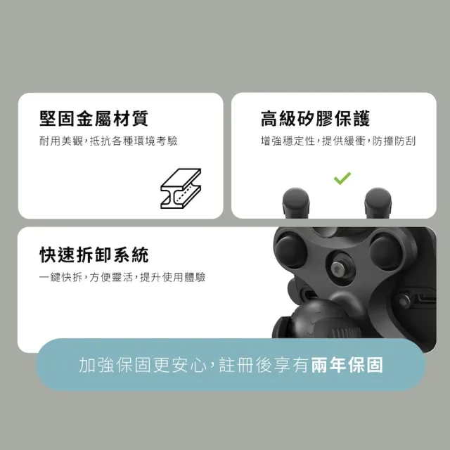 【grantclassic】八力架 機車手機支架(官方直營 八爪手機架 外送指定款 導航架)