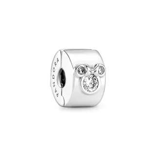 【Pandora 潘多拉】迪士尼米奇米妮造型固定釦-絕版品