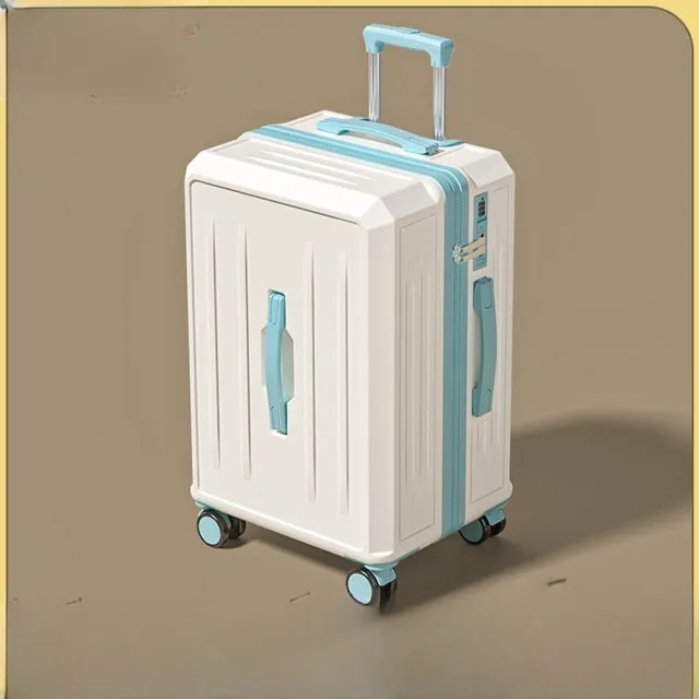 【Quality 聚家】行李箱 拉桿旅行箱 20寸登機箱 33*20*55CM 密碼箱 PC+ABS 杯架+双充電口+静音輪