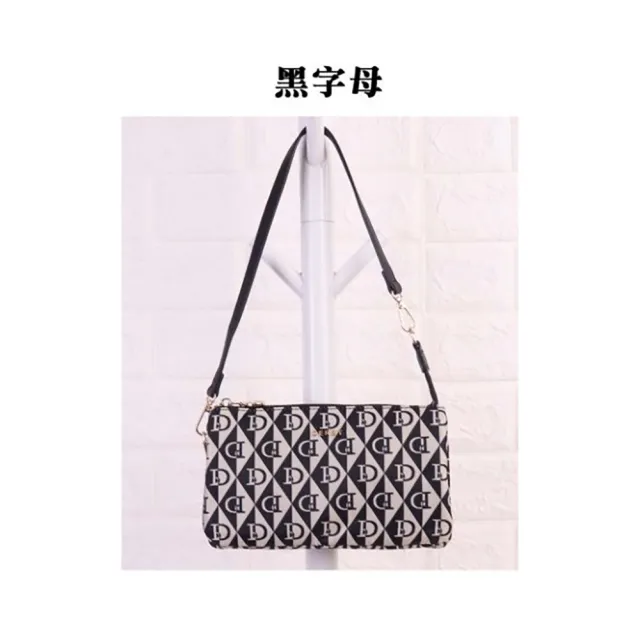 【SNOW.bagshop】雙11 斜背包小容量七層袋扁型附二組長短背帶防水尼龍布