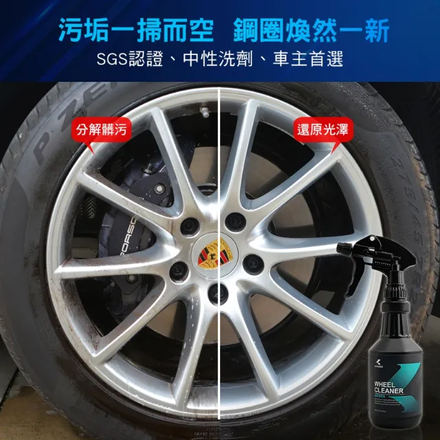 【KT BIKER】機車豪華洗車組(優惠組 洗車工具 棕櫚蠟 機車美容 自助洗車 機車 輪框清潔)