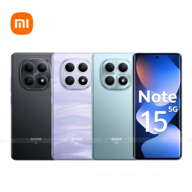 【小米】REDMI紅米 Note 15 5G 6.77吋(8G/256G/高通Snapdragon6Gen3/1億畫素主鏡頭)
