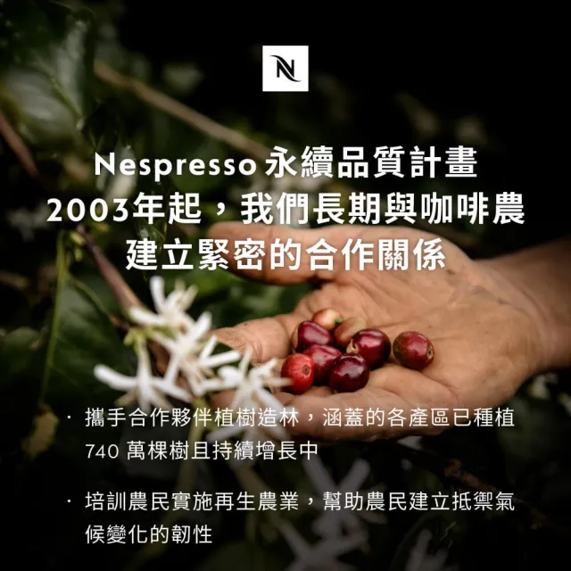 【Nespresso】Original經典暢銷咖啡膠囊_任選5條裝(10顆/條;僅適用於Nespresso Original膠囊咖啡機)