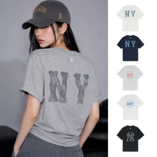 【MLB】短袖T恤 Monogram系列 教士/紅襪/洋基隊(3ATSM0653/B1053/X0253-多款任選)