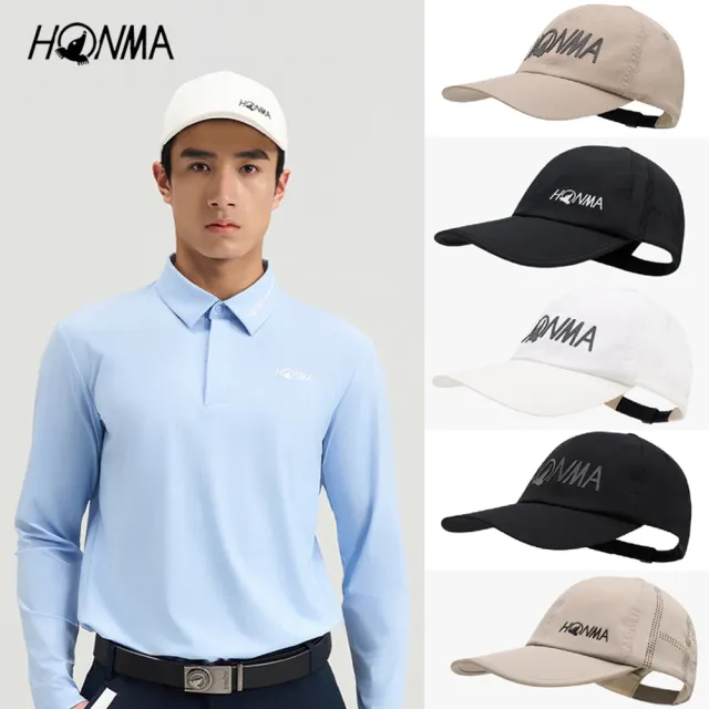 【HONMA 本間高爾夫】男款運動棒球帽/鴨舌帽/遮陽帽 2026春夏款 吸汗透氣 日本高爾夫專業品牌 多款多色任選