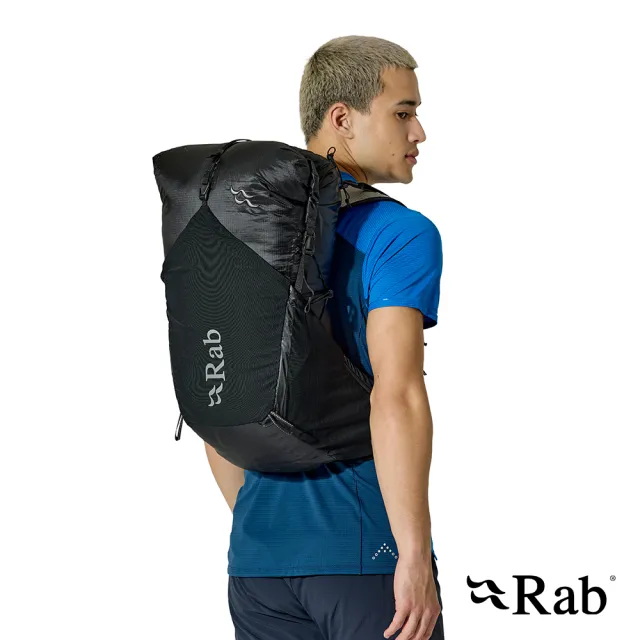 【RAB】Veil XP 30 超輕量防水長途登山背包 30L 黑色 #QAP72
