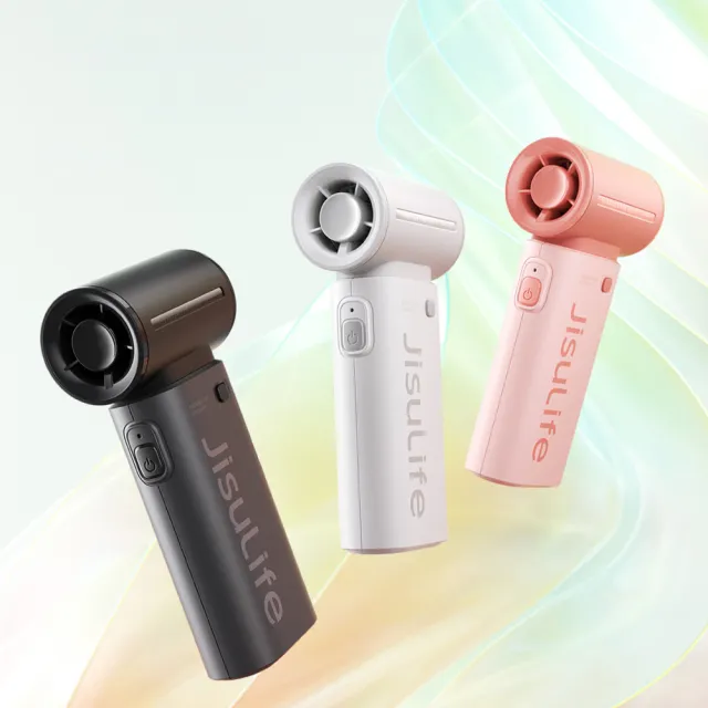 【JisuLife】几素 Handheld Fan Life 9 迷你手持高速風扇 USB充電 附掛繩 五檔風速調節 輕巧節能降噪