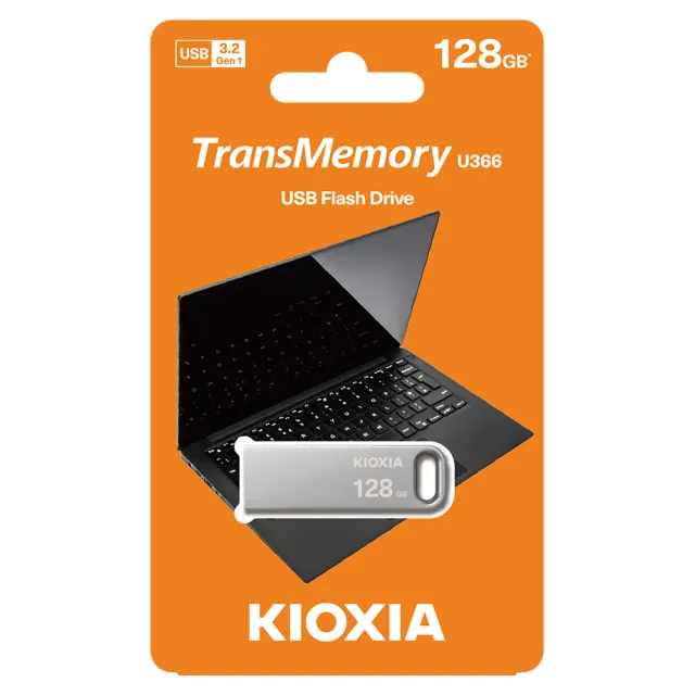 【KIOXIA  鎧俠】U366 USB3.2 Gen1 128GB 隨身碟 二入組