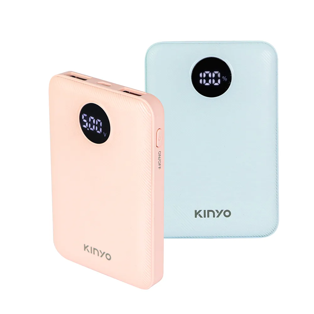 【KINYO】3100mAh 15.5W PD/QC輕薄快充行動電源(福利品)