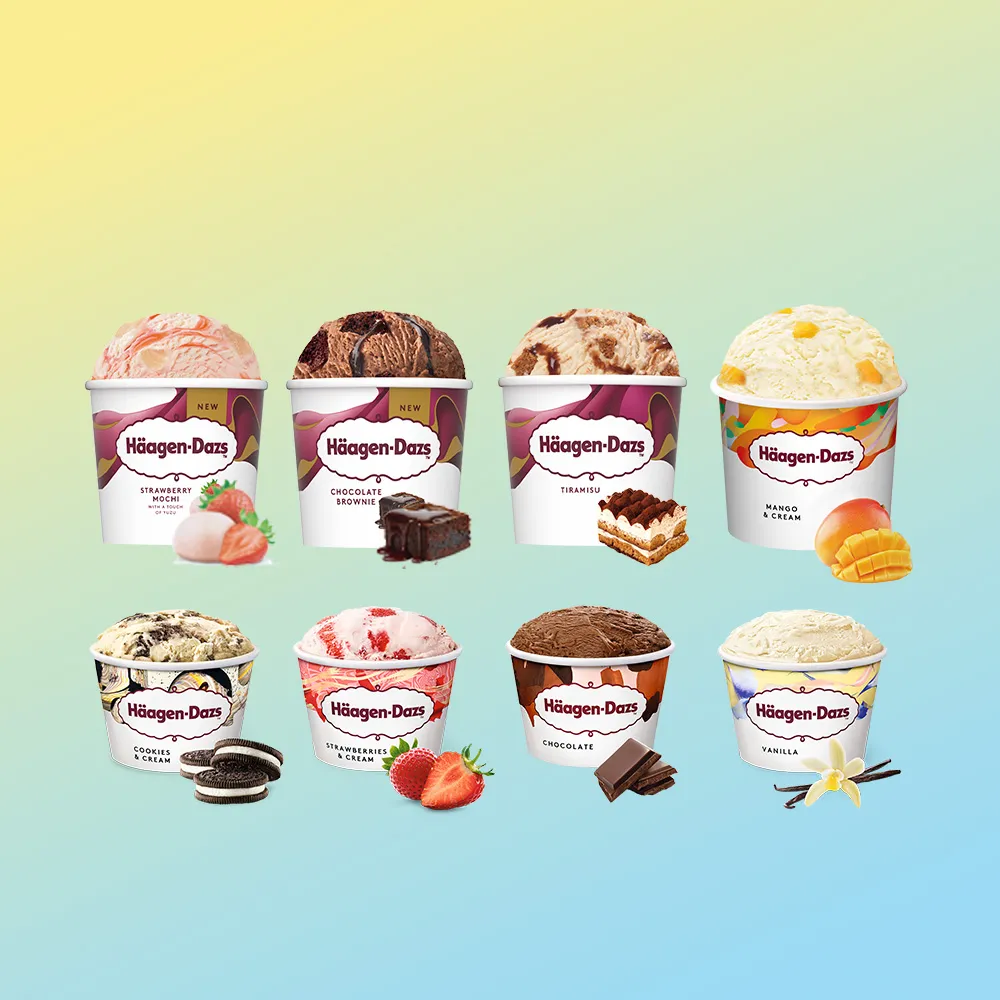 【Haagen-Dazs 哈根達斯】獨家迷你杯24入組(熱賣口味 開心果派對 新上市 甜點饗宴)